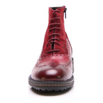 Mixed Wingtip Boot // Bordeaux (Euro: 40)