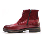 Mixed Wingtip Boot // Bordeaux (Euro: 40)