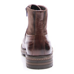 Mixed Wingtip Boot // Brown (Euro: 42)