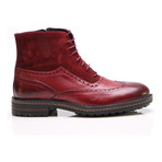 Mixed Wingtip Boot // Bordeaux (Euro: 40)