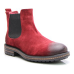 Suede Chelsea Boot // Bordeaux (Euro: 45)