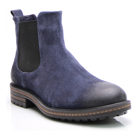 Suede Chelsea Boot // Blue (Euro: 40)