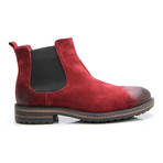 Suede Chelsea Boot // Bordeaux (Euro: 45)