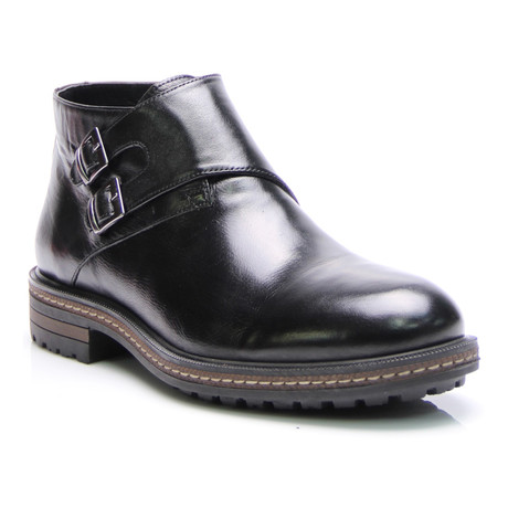 Double Monk Boot // Black (Euro: 40)