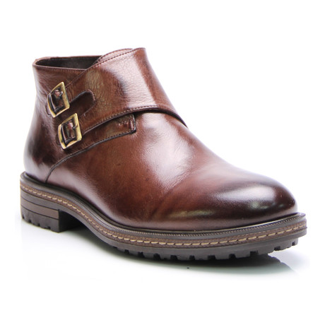 Double Monk Boot // Brown (Euro: 40)