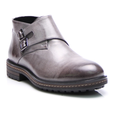 Double Monk Boot // Grey (Euro: 40)