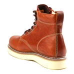 6'' Classic Round Wedge Boot // Light Brown (US: 6.5)
