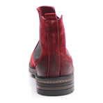 Suede Chelsea Boot // Bordeaux (Euro: 45)