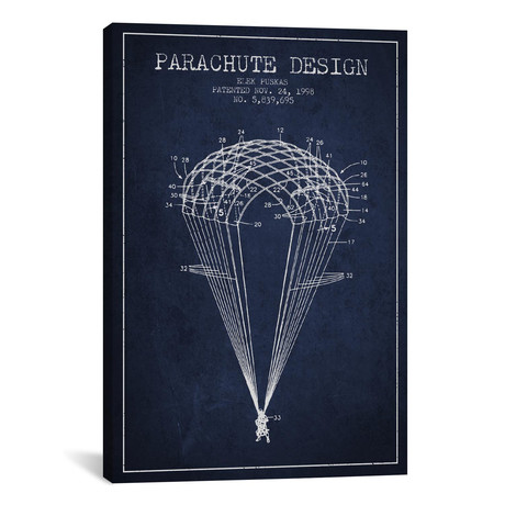 Parachute Design (18"W x 26"H x 0.75"D)