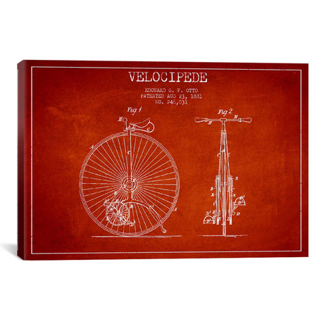 Otto Velocipede I (18"W x 26"H x 0.75"D)