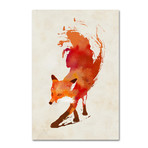 Vulpes Vulpes (Canvas: 12"W x 19"H x 2"D)