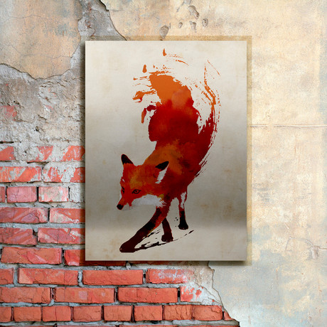 Vulpes Vulpes (Canvas: 12"W x 19"H x 2"D)