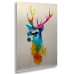 Sunny Stag (Canvas: 14"W x 19"H x 2"D)