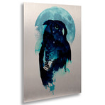 Midnight Owl (Canvas: 12"W x 19"H x 2"D)