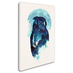 Midnight Owl (Canvas: 12"W x 19"H x 2"D)