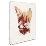 Blind Fox (Canvas: 14"W x 19"H x 2"D)