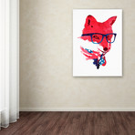 American Fox (Canvas: 14"W x 19"H x 2"D)