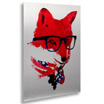 American Fox (Canvas: 14"W x 19"H x 2"D)