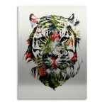 Tropical Tiger (Canvas: 14"W x 19"H x 2"D)