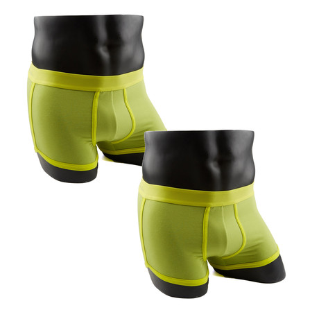 Boxer Briefs // Yellow + Green // Pack of 2 (S)