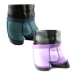 Boxer Briefs // Dark Blue + Green + Purple // Pack of 2 (M)