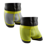 Boxer Briefs // Light Green + Grey // Pack of 2 (XL)