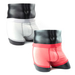 Boxer Briefs // Silver Grey + Black // Pack of 2 (S)