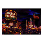 The Golden Nugget Painting Print // Wrapped Canvas (18"W x 12"H x 1.5"D)
