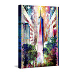 Celebrate the Night Painting Print // Wrapped Canvas (12"W x 18"H x 1.5"D)