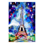 Tower Celebration Painting Print // Wrapped Canvas (12"W x 18"H x 1.5"D)