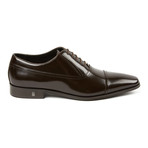 Lace-Up Long Seam Cap Toe Oxford // Brown (Euro: 45)