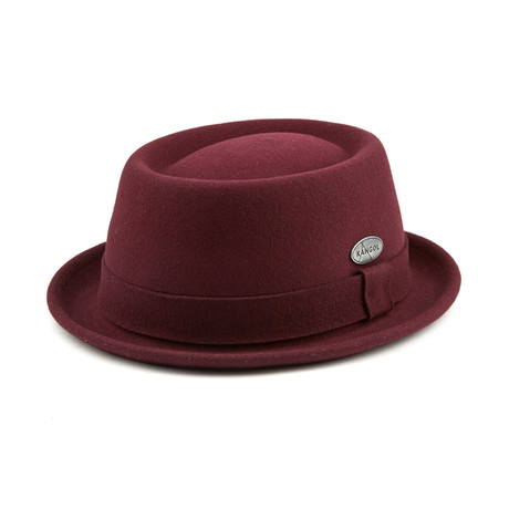 Litefelt Pork Pie Hat // Wine (S)