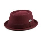 Litefelt Pork Pie Hat // Wine (M)