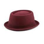 Litefelt Pork Pie Hat // Wine (M)