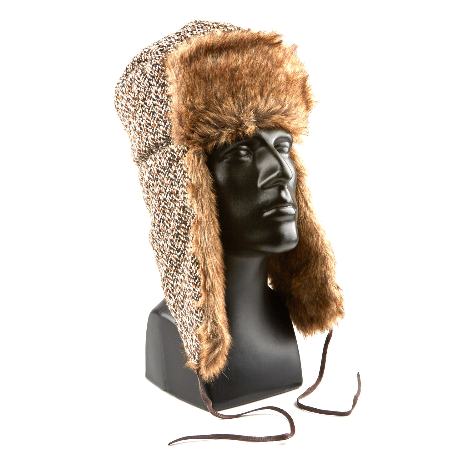 oversized fur trapper hat