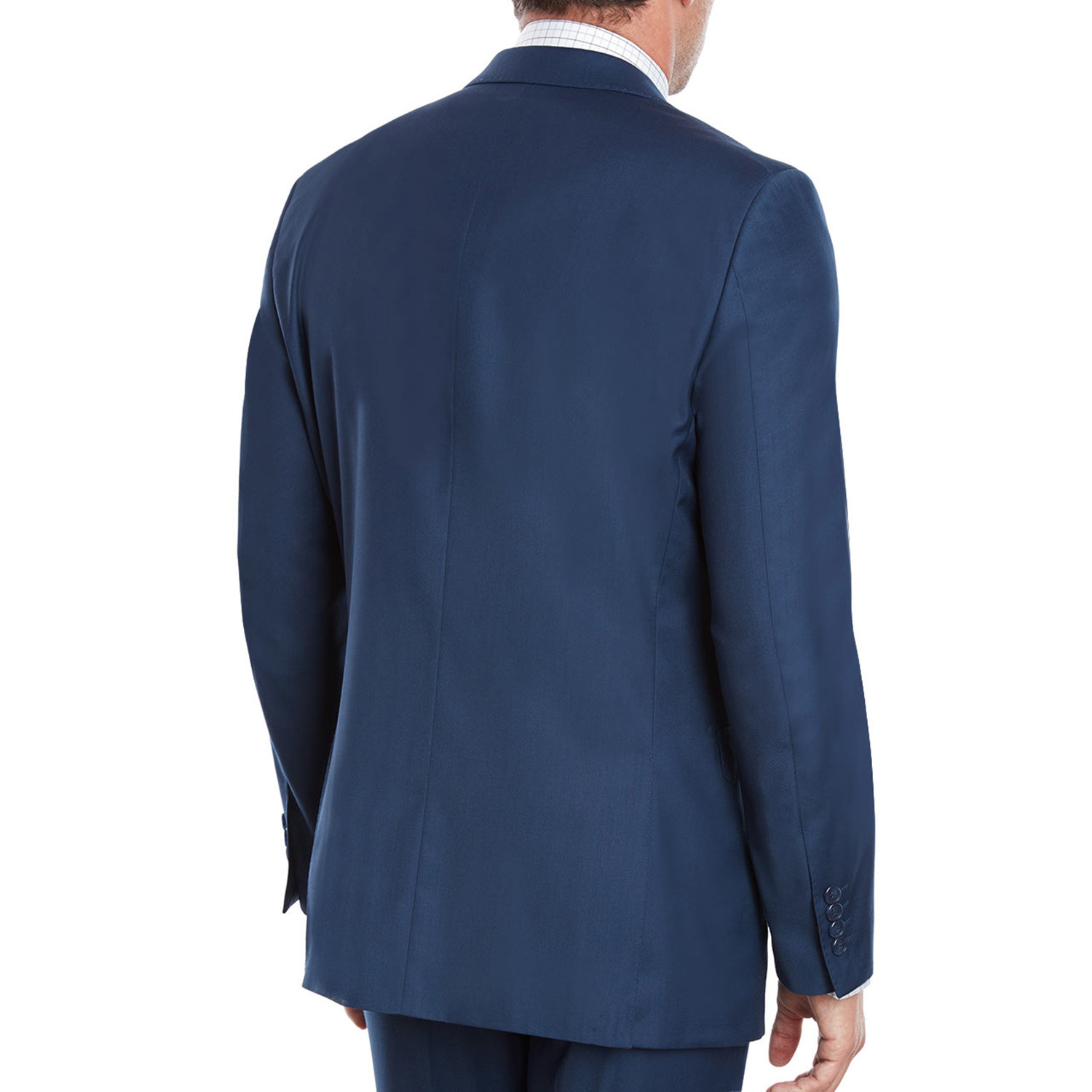 Wall Street Modern Fit Vested Suit // Blue Navy (US: 34S) - Sebastian ...
