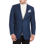 Wall Street Modern Fit Vested Suit // Blue Navy (US: 34S)