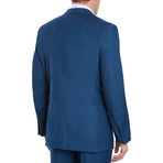 Wall Street Modern Fit Vested Suit // French Blue (US: 44R)