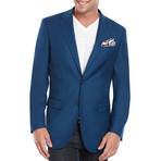 Wall Street Modern Fit Vested Suit // French Blue (US: 44R)