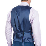 Wall Street Modern Fit Vested Suit // French Blue (US: 44R)