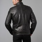 Konrad Zip Pocket Moto Jacket // Black (2XL)