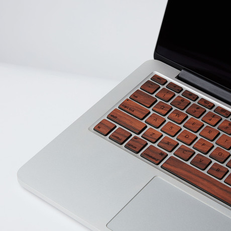 Handmade MacBook Keyboard Skin Cover // Rosewood (MacBook Air 11”)