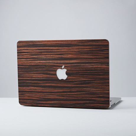 Handmade MacBook Skin Cover // Ebony (MacBook 12”)