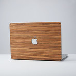 Handmade MacBook Skin Cover // Zebrawood (MacBook 12”)