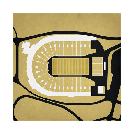 Ross-Ade Stadium (12"W x 12"H // Unframed)