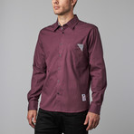 Something Shaggable Button-Up // Purple (L)