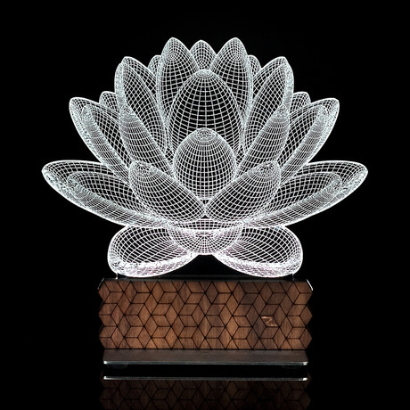 3D Illusion Lamp // Lotus Generation 2