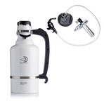 Juggernaut Growler + Keg Cap Kit // 128oz (White)