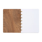 Refillable Wood Notebook // Plain (Pocket)