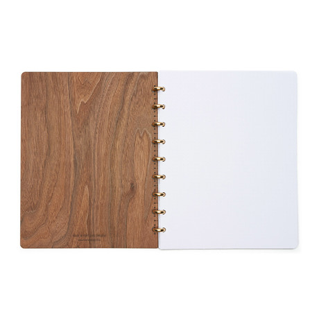 Refillable Wood Notebook // Plain (Pocket)